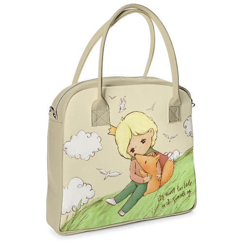 Сумка жіноча велика Oxford Маленький принц 32x30x9 см (OXF_23S015_SBR), фото 1