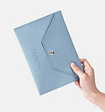 Чохол для кистей Zoreya case голубий на 10 шт, фото 2