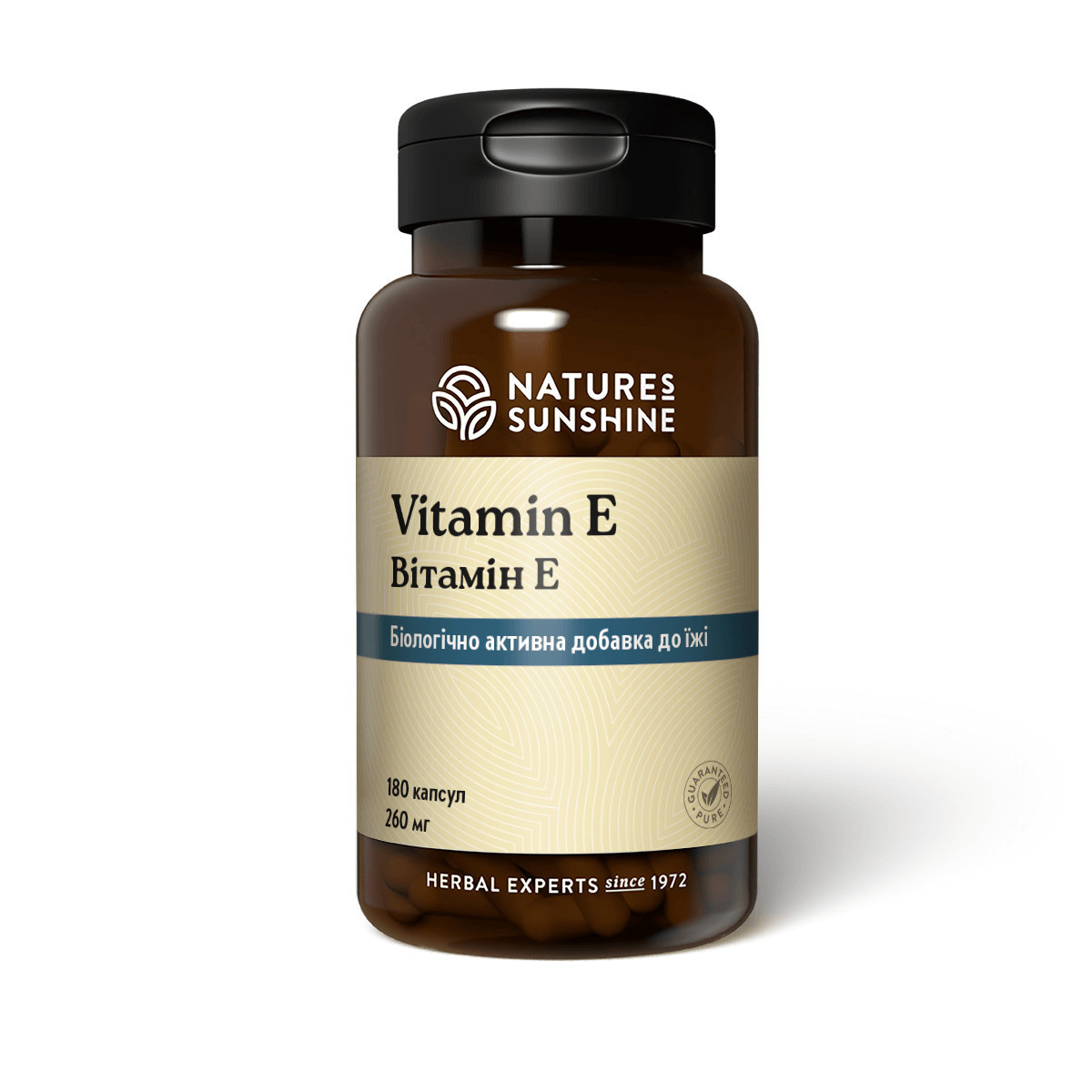 Вітамін E 100 МО, Vitamin E 100 МО, Nature's Sunshine Products, США, 180 капсул