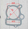 Прокладка цилиндра ПитБайк, PitBike, 1P52FMH,1P52FMI,1P53FMI,1P54FMI, 1P53FMH,GEON X-Ride 125,Kovi 125,Kayo, фото 2