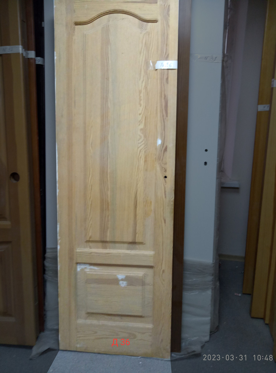 ДП-36 — дверне полотно із сосни, шліфоване, фото 1
