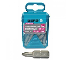 Насадка для викрутки РН1 25 мм Berg