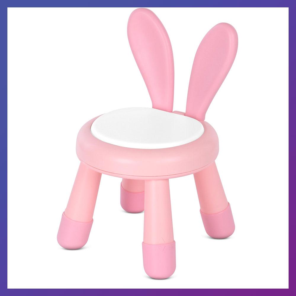 Дитячий пластиковий стільчик Bambi HA-039-8 Рожевий