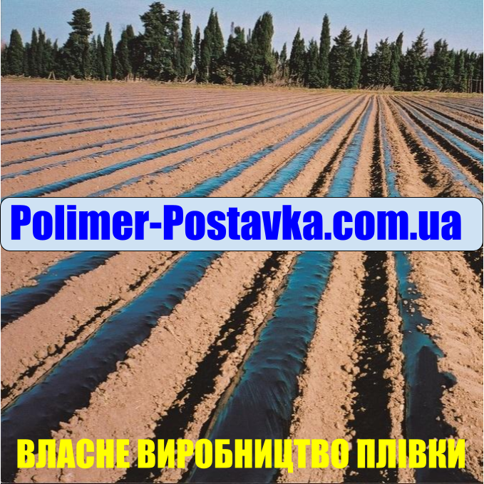 Мульчирующая пленка стабилизированная на 2года ЧЕРНАЯ 120см/60мк/0.5км