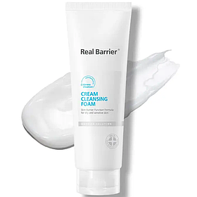 М’яка зволожувальна кремова пінка для вмивання Real Barrier Cream Cleansing Foam 150 мл