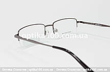 Металева універсальна оправа для окулярів для зору «Моя класика». Напівобідкова, фото 2