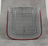 Авторська шкіряна сумка "Дубок" ручної роботи, велика сумка з натуральної шкіри, фото 5