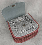 Авторська шкіряна сумка "Дубок" ручної роботи, велика сумка з натуральної шкіри, фото 8