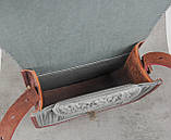 Авторська шкіряна сумка "Дубок" ручної роботи, велика сумка з натуральної шкіри, фото 9