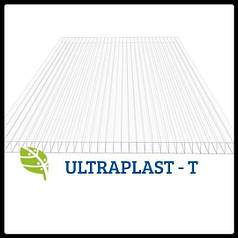 Стільниковий полікарбонат — ULTRAPLAST (Стандарт) 6 мм прозорий