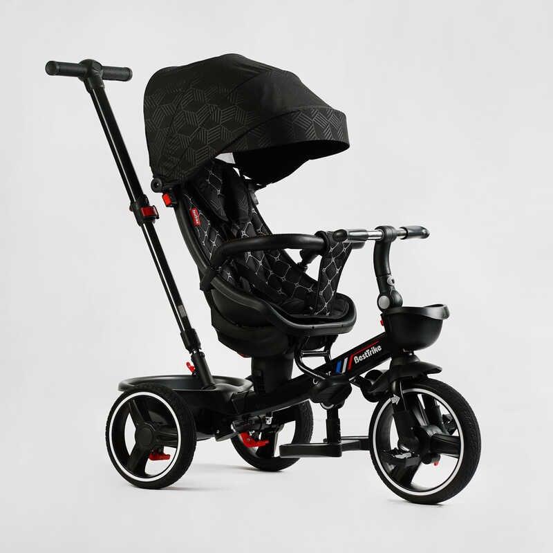 Триколісний велосипед із ручкою BestTrike Oscar 6390 — 36-902, з поворотним сидінням, прогумовані PU-колеса, фото 1