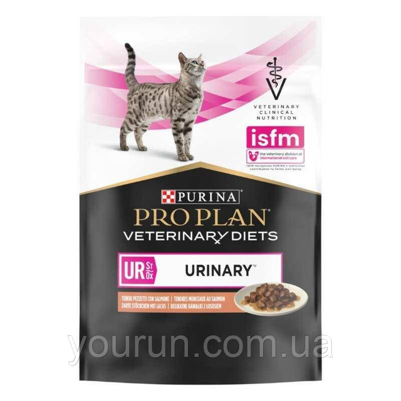 Pro Plan Veterinary Diets UR St/Ox Urinary Salmon — Консервований корм із лососем для дорослих кішок з, фото 1