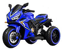 Мотоцикл дитячий на акумуляторі триколісний SPOKO SP-518 / Електромотоцикл для дитини синій