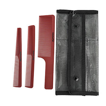 Набір з 3-х гребінців для волосся BaByliss PRO Set of 3 Barber Combs (M4343E)