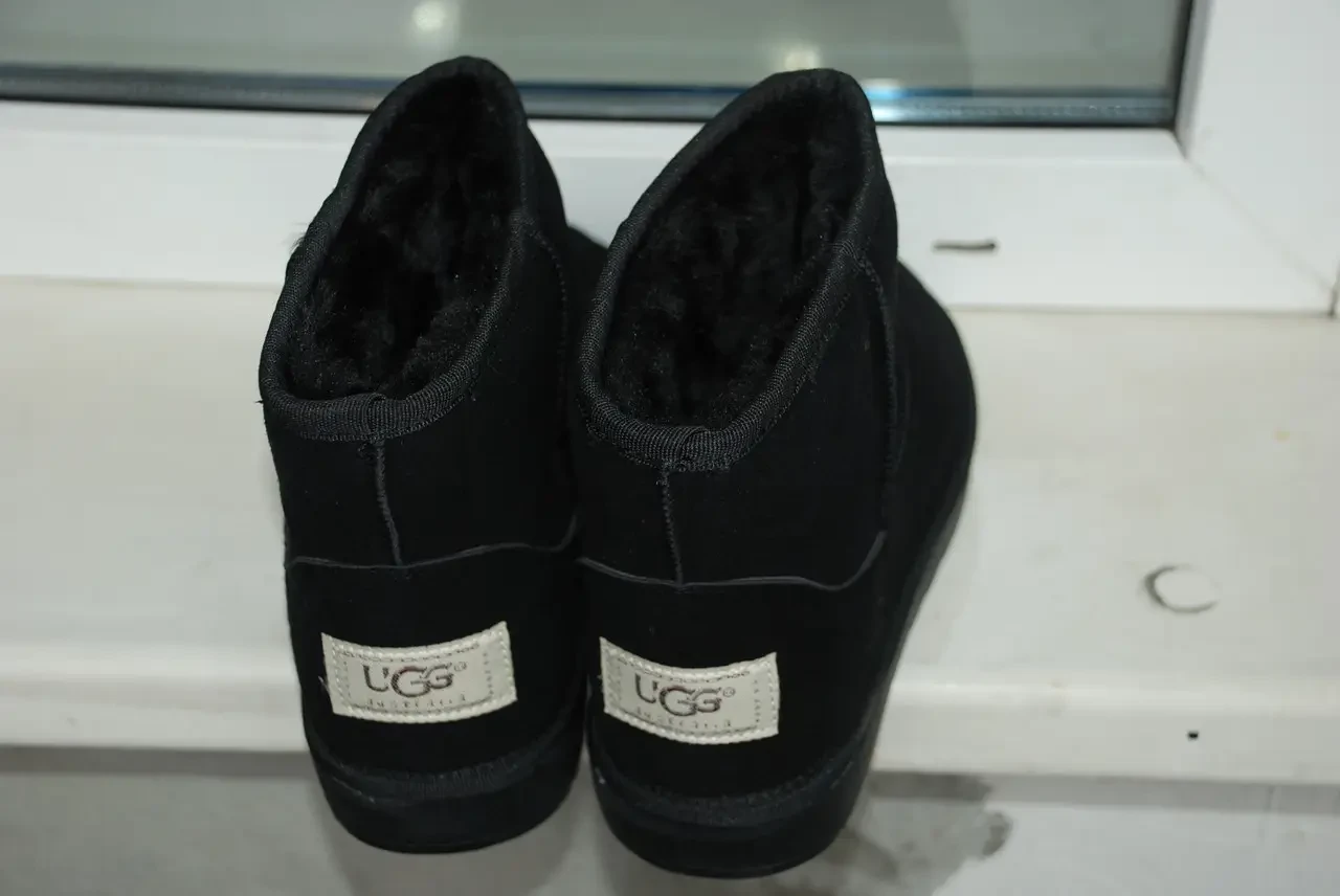 Угги женские замшевые Ugg Australia в 2 цветах. Черный, 39 - фото 3 - id-p1215108820