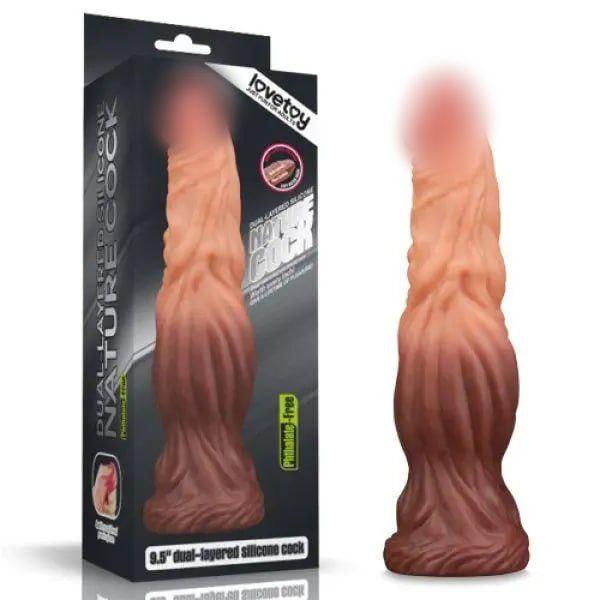 9.5 Dual layered Liquid Silicone Nature Cock Кітті