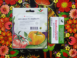 Насіння томата Дельфін F1 (Елітний Ряд) 1 г — ультраранній (85-87 днів), детермінантний, червоний, круглий