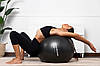 М'яч для фітнесу (фітбол) Power System PS-4013 Ø75 cm PRO Gymball Black, фото 10