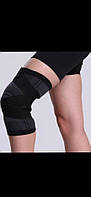 Спортивный бандаж на коленный сустав, для мениска, с регулируемыми лентами