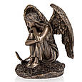 Декоративна статуетка "Янгол" з полістоуну від італійського бренду Veronese 13,5 см, фото 3