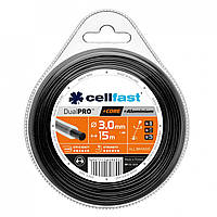 Леска для триммера Dual Pro - круглая с сердечником 3,0 мм x 15 м Celfast Cellfast