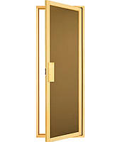 Двері для Лазні та Сауни DUO 1900x700 Прозорі (Бронза відтінок)