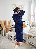 Махровый женский халат, тёплый пушистый