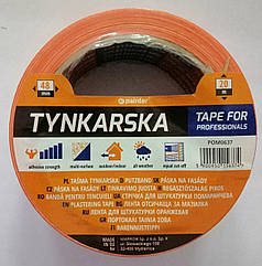 Painter Tynkarska фасадна стрічка малярна для штукатурки, помаранчева 48мм*20м