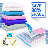 Вакуумный мешок| Вакуумный пакет для хранения вещей| Вакуумний мішок для зберігання речей|, фото 4