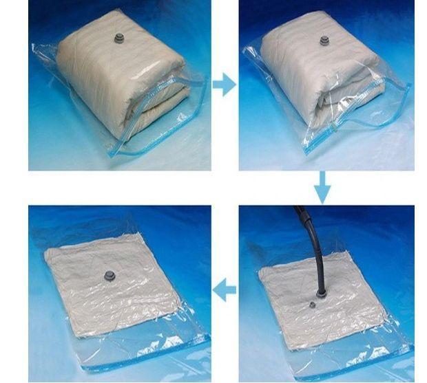 Вакуумный мешок| Вакуумный пакет для хранения вещей| Вакуумний мішок для зберігання речей|, фото 1