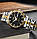 Skmei 9268 золотистий із чорним циферблатом чоловічий класичний годинник, фото 2