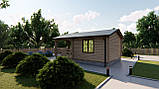 Дерев'яний будинок з термобруса 35 м2. від виробника Thermo Wooden House 009, фото 3