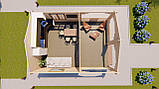 Дерев'яний будинок з термобруса 35 м2. від виробника Thermo Wooden House 009, фото 4
