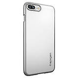 Чохол Spigen для iPhone 8 Plus / 7 Plus Thin Fit, Satin Silver (043CS20735), фото 2