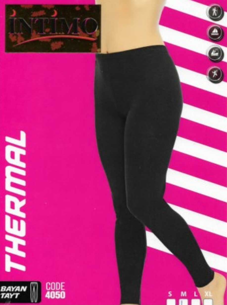 Жіночі термолосіни чорні TM Intimo 44/46р, фото 1