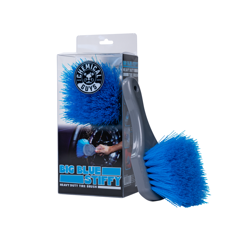 Щітка для очистки шин, гуми та жорсткого текстурного пластику Big Blue Stiffy Heavy Duty Tire Brush, фото 1