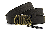 Ремінь жіночий GUESS Двосторонній 28 мм чорний коричневий, фото 5
