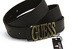 Ремінь жіночий GUESS Двосторонній 28 мм чорний коричневий, фото 6