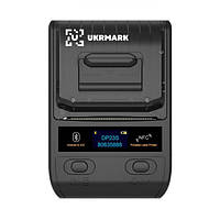 Портативний 2" термопринтер USB Bluetooth NFC Ukrmark DP23BK чорний