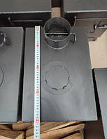 Печка буржуйка 4 мм для обогрева помещения, печь с поверхностью для приготовления еды PBSK-5149