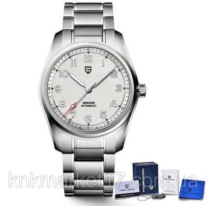 Механічний годинник для дайвінгу Pagani Design PD-1717 Silver-White, фото 1