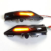 2x светодиодные динамические индикаторы боковых зеркал, последовательные огни для FORD FIESTA MK8 19+