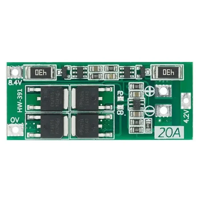 Контролер заряду/розряду Li-Ion, BMS 2S 8,4В, HW-391 REV 1.2, модуль захисту