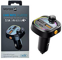 FM Модулятор Veron MC028 (3,1А) чорний