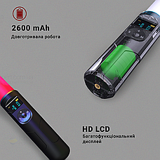 Світлодіодна лампа RGB LED STICK 40 см лампа для селфі лампа для тік тока селфі стик лампа жезл, фото 5