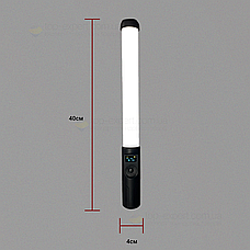 Світлодіодна лампа RGB LED STICK 40 см лампа для селфі лампа для тік тока селфі стик лампа жезл, фото 2