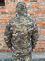 Куртка мультикам с капюшоном зимняя Oxford Куртка зимняя тактическая армейская камуфляж