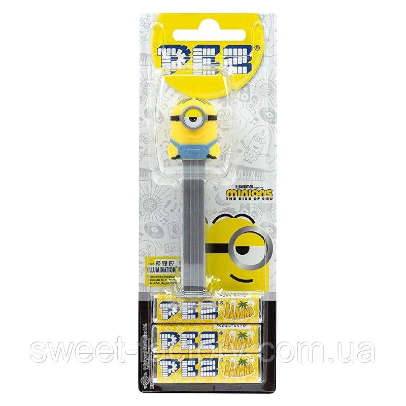 Pez Candy & Dispenser Minions Stuart 3s 24g