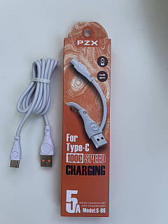 USB кабель PZX Type-C 1m 5A, цена: 71 ₴, купить на Prom.ua