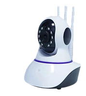 Беспроводная WIFI Ip камера видеонаблюдения FS-3801W50, с 3 антеннами / Внутренняя 5mp/ plastic